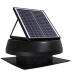 iLIVING HYBRID Ready Smart Thermostat Solar Roof Attic Exhaust Fan, 14", 40-Watt, 1150 CFM, Cools up to 2900 Sq.Ft. Coverage Area, Black