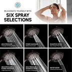 Luxury Spa Series, 6 Spray Settings 4.5 inch Hand Held Shower Head, Long Stainless Steel Hose, MAXX-imize Your Shower with Showerhead in Oil Rubbed Bronze Finish