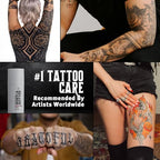 Hustle Butter Tattoo Aftercare - Portable Balm Stick - On The Go Tattoo Aftercare - Naturally Derived Vegan Cruelty Free - Mess Free - 1.6 oz