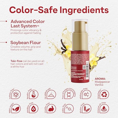 Colorproof Volume Hair Powder Spray 0.4 Fl. Oz. Talc Free Powder Texture Spray, Madagascar Vanilla Scent