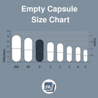 Empty Capsules Size 0-5000 Count Bulk Empty Gelatin Capsules - Joined Fillable Gel Capsules Empty - Pill Capsules Empty for Capsule Filling Machine - Certified Halal Beef Gel Caps