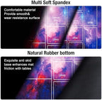 Stitched MTG Playmats for Magic The Gathering Play Mat with Tube Case for MTG Card Game Playing (Starry Zones)