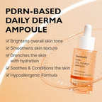 PDRN Vita Toning Ampoule JUMBO SIZE - Lightweight Glass Skin & Toning Ampoule with Vitamin B, C, E, PDRN, Serum for Blemishes, Fine Lines and Rough Skin Texture, 2.36 fl oz