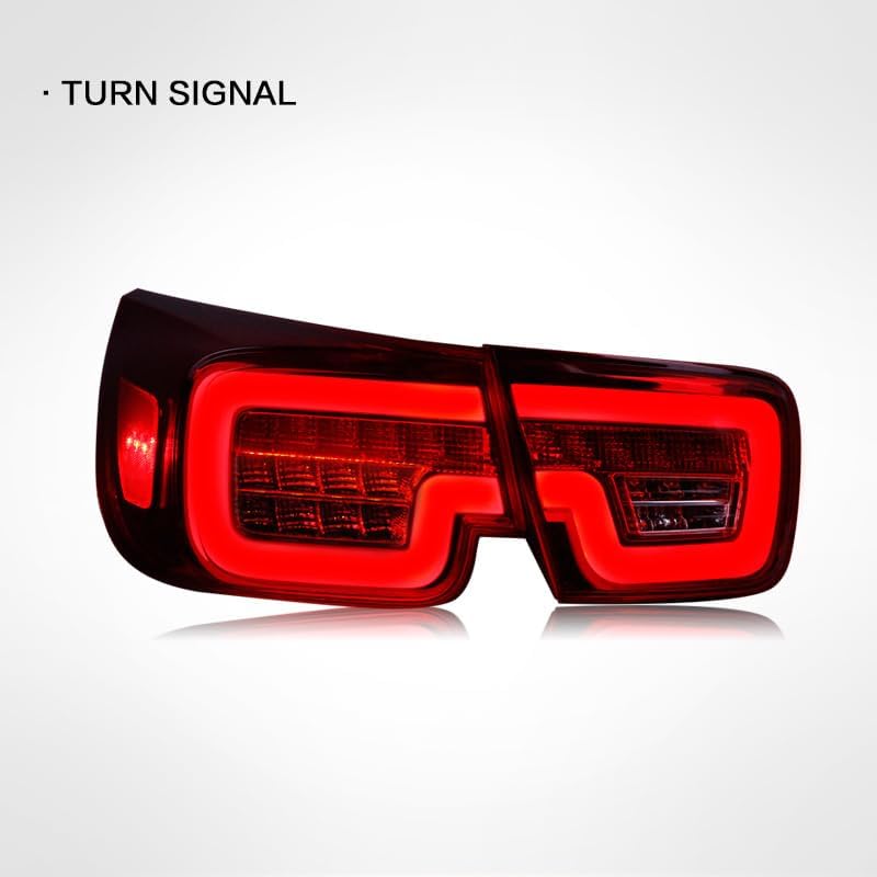 OQHAIR Dynamic Tail Light Assembly Red LED Tail Lamp Brake Rear Reflector Lamps For Malibu 2012-2015 Dynamic Tail Light Assembly sports