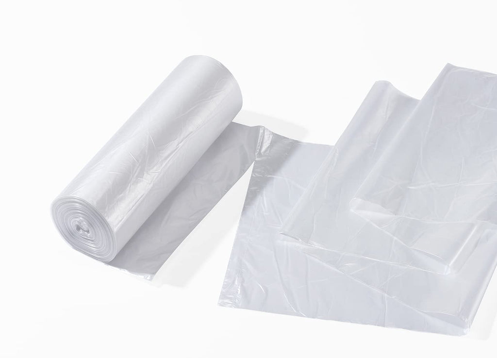 TYPLASTICS 45-48 Gallon Clear Trash Bags Can Liners 43" x 48" 200 Pack