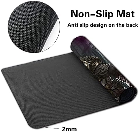 Board Game MTG Playmat Games Size 60X35 cm CCG Compatible for MTG CCG RPG Trading Card Game (MTG1-THALIA, Heretic CATHAR)