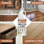 Mighty Mint Wood & Floor Cleaner Concentrate, Non-Toxic, Cleaning Soap for Hardwood and Floors, Natural Mint Scent, 32oz