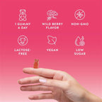 Biotin Gummies for Hair, Skin & Nails. 5,000 mcg High Potency Vegan Vitamins for Faster Hair Growth, Stronger Nails & Healthy Skin. with Vitamins C & E, 90 Gummies