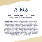 St. Ives Soothing Hand & Body Lotion Moisturizer for Dry Skin Oatmeal & Shea Butter Made with 100% Natural Moisturizers 21 oz (Pack of 2)