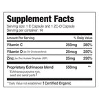 EZC Pak 5-Day Immune System Booster with Echinacea, Vitamin C, Zinc & Vitamin D - Tapered Immune Support Supplement for Adults - Supports Immunity, Easy Travel-Size Supplement Pack - (Pack of 6)