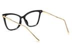 FEISEDY Oversized Cat Eye Glasses Frame Blue Light Blocking Eyewear for Women B2589