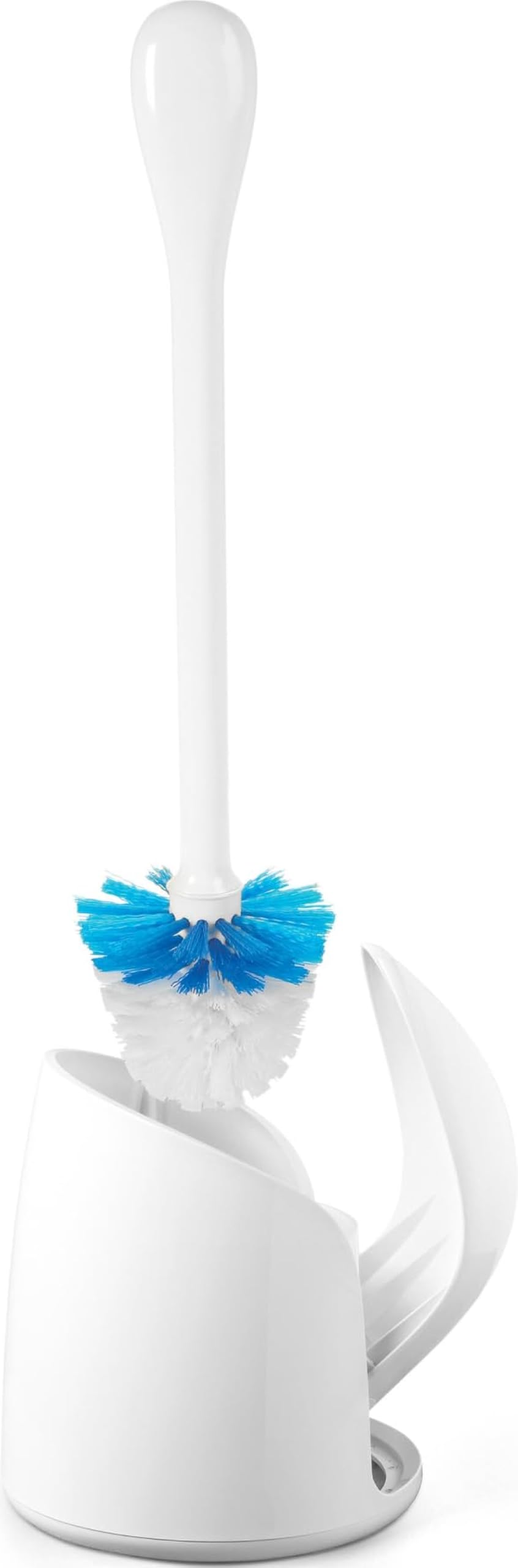 OXO Good Grips Compact Toilet Brush & Canister with Automatic Canister Door