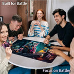 for MTG Game Playmat, for Magic TCG Rubber Play mat,Tabletop Card Playmats with Smooth Surface,Trading Card Inked Game Mat,Battle Game,Art Owl