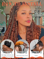 Ginger Bohemian Braiding Hair Deep Wave Bulk Hair for Braiding No Weft Hair Curls for Boho Braids Wet and Wavy Curly Bundles for Braiding Hair Extensions 2 Bundle 200g 18 Inch Water Wave, 350