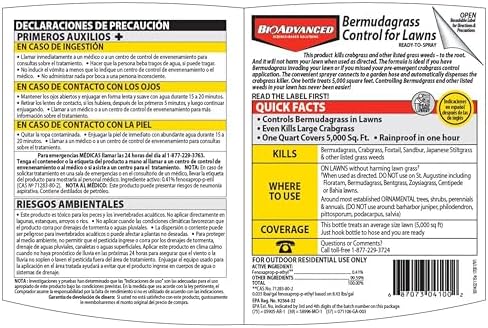 BioAdvanced Bermudagrass Control for Lawns, Ready-to-Spray, 32 oz