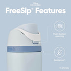 Owala Princess FreeSip Stainless Steel Water Bottle 24 oz Cinderella