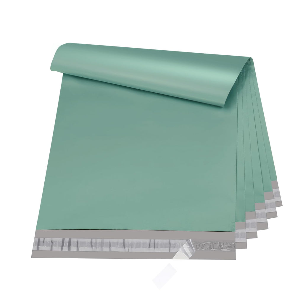 Metronic Large Poly Mailers 24x24 100 PCS, Strong Adhensive Shipping Bags for Clothing, Waterproof Shipping Envelopes for Small Business, Tear-resistant Mailers Poly Bags in Grayed Jade Green