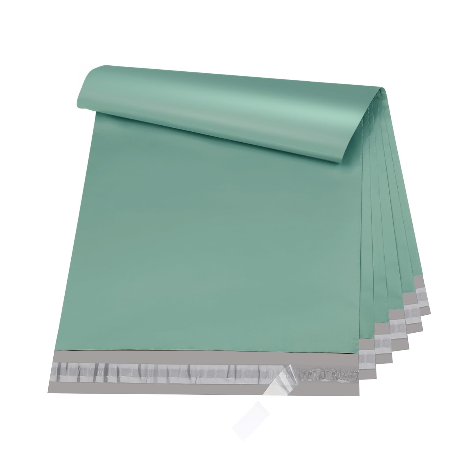 Metronic Large Poly Mailers 24x24 100 PCS, Strong Adhensive Shipping Bags for Clothing, Waterproof Shipping Envelopes for Small Business, Tear-resistant Mailers Poly Bags in Grayed Jade Green