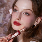 Flower Knows Strawberry Rococo Cloud Lip Cream Matte Liquid Lipstick-Long Lasting&Highly Pigmented Lip Stain -Velvety Waterproof Lip Makeup for Girls&Women-0.12 Fl Oz,1 Count(S08 Velvet Redwood)