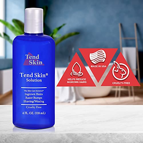 Tend Skin Razor Bump Solution, 4 ounce, Post Shaving & Waxing, for women & men