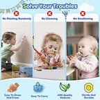 Kikidex Magnetic Drawing Board, Toddler Girl Toys for 1-2 Year Old, Doodle Board Pad Learning and Educational Toys for 1 2 3 Year Old Baby Kids Birthday Gift(Green)