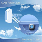 Febreze Car Air Freshener, 2 Gain Original and 2 Gain Island Fresh Scents, Odor Eliminator for Strong Odors (4 Count)