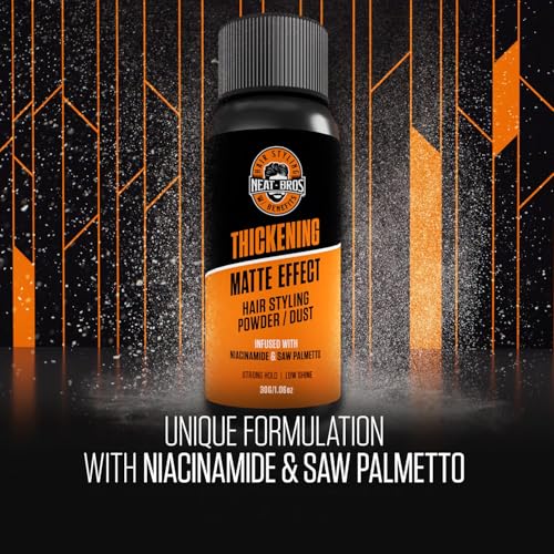 Hair Styling Texture Powder - Strong Hold & Matte Finish - Hairstyle Volumizer with Niacinamide and Saw Palmetto for Men and Women - Texturizing Dust for All Hair Types - 2.12oz (60g) 2Pack