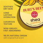 Burt's Bees Valentines Day Gifts, Shea + Tropical Fruit Indulgent Hand and Body Butter, Non-Greasy, Antioxidant Rich for Glowing Skin, Non-Irritating, Natural Origin Skin Care, 11 oz.