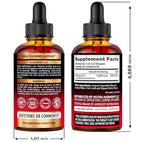 USDA Organic Vitamin B12 Sublingual Drops - 5000 mcg Liquid Vegan Methylcobalamin for Women & Men - Energy Boost, Focus & Mood, Brain Health Support - Maximize Absorption - 2 Month Supply, 2 fl oz
