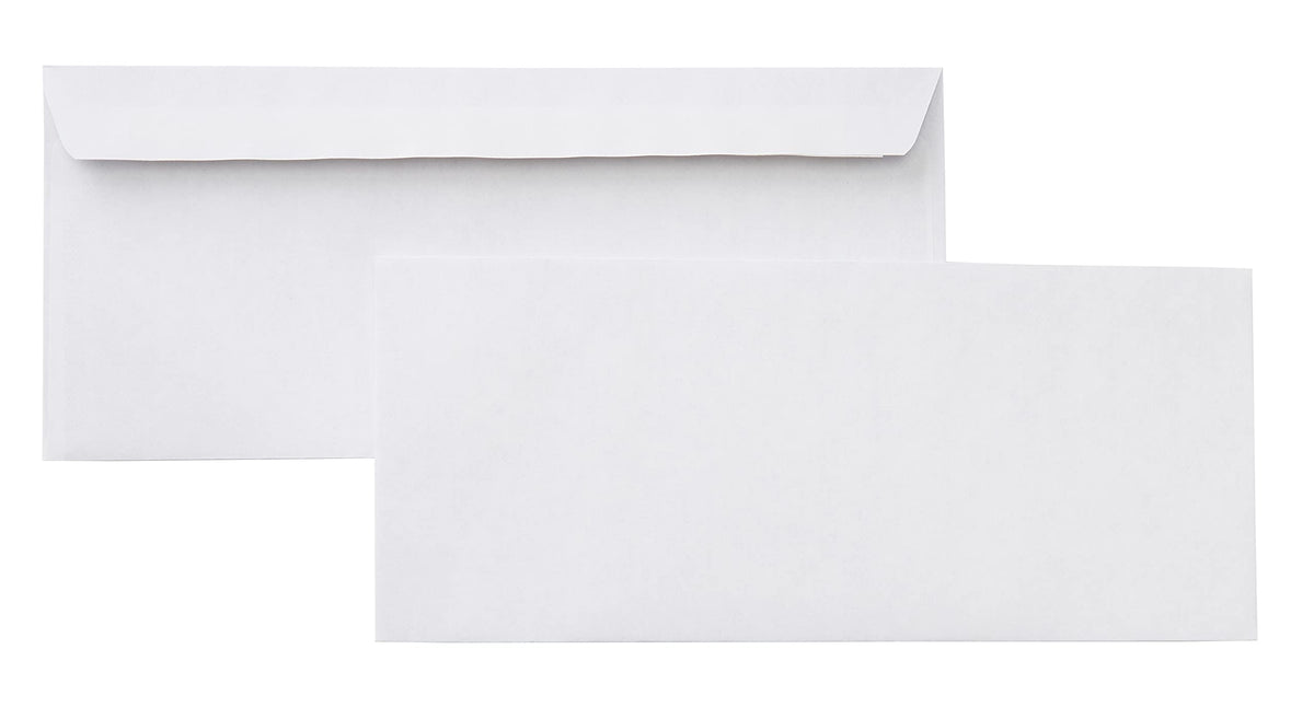 Amazon Basics #10 Security-Tinted Self-Seal Business Envelopes for Documents, Privacy, Home & Office, White, 500-Pack