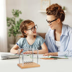Smilesorg Newton's Cradle Balance Balls Fascinating Physics Gadget for Home and Office 5 Beads