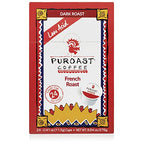 Puroast Low Acid Coffee Single-Serve Pods, French Roast, Certified Low Acid Coffee - pH above 5.5, Dark Roast, Original, (24 Count)- Gut Health, Higher Antioxidant, Roasted with Clean Energy - Compatible with Keurig 2.0 Coffee Makers