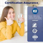 Membrane Solutions 75 GPD RO Membrane, Reverse Osmosis Membrane Element 11.75" x 1.75" Water Filter Replacement for Undersink Home Drinking RO Water Filtration System