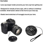 Canon EOS 2000D / Rebel T7 DSLR Camera w/EF-S 18-55mm f/3.5-5.6 Lens 3 Lens Kit: 128GB Memory + Wide Angle + Telephoto + Flash
