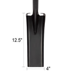 VNIMTI Trench Shovel for Clean Trenches, 4-Inch Trenching Shovel with Fiberglass Handle, 58 Inches