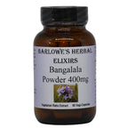 Barlowe's Herbal Elixirs Bangalala (Eriosema Kraussianum) | Powder Capsules | 400mg Per Capsule | South African Male Vitality Herb | 60 Vegan Capsules | Stearate-Free, Glass Bottled