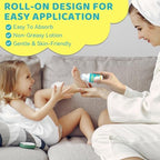 Kids Magnesium Cream, Magnesium Lotion for Kids Sleep, Supports Children Bedtime & Night Calming, Roll-On Applicator Design, 60ml 2oz