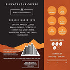 Peak State Coffee with Functional Mushrooms, Low Acid, Whole Bean (FOCUS, BOOST IMMUNITY, & DESTRESS) (Immunity Boost)
