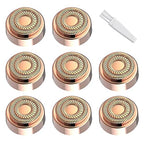 Refill for Flawless Replacement Heads Compatible with Finishing Touch Facial Hair Removal tool for Women As Seen On TV, 8-pc Pack