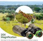 20x50 Binoculars for Adults with Smartphone Adapter - High Powered Binoculars for Bird Watching Hunting Hiking Concert Travel Theater with BAK4 Prism FMC Lens, Mud