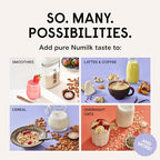 Numilk Pouches 4-Pack - Matcha Oat Latte - Creamy Plant-Based Milk in Seconds - Easy-to-Use with the Numilk Nut Milk Maker Machine - Dairy Free Milk Beverage - One Pouch Makes 32oz