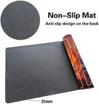 MTG Playmat Size 24x14in Free Storage Bags Non-Slip Backing Printing, Ideal for Card Game Enthusiasts TCG Playmat (with Zone,Secret of The Castle)