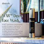 douxds WAR™ Detox Face Wash, Pore Cleaner Aloe Vera Face Wash, Natural Skin Care Charcoal Face Wash, Men's Skin Care, Acne Treatment For Face, Ingrown Hair, 50 ml