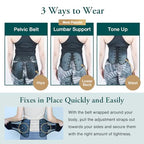 Lumbar Support Back Brace (Official) - Enhances Comfort, Breathable Design, Lower Back Belt, Posture and Spine Support (M size, 29-33 in)
