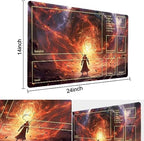 MTG Playmat - Non-Slip Backing Printing, Ideal for Card Game Enthusiasts TCG Playmat (Dimensional Sword Art-Deck)
