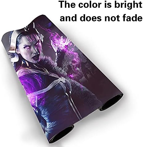 Board Game MTG Playmat Games Size 60X35 cm CCG Compatible for MTG CCG RPG Trading Card Game (Liliana)