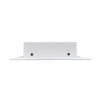 BUILDMART - 30x6 Modern AC Vent Cover - Decorative White Aluminum Air Vent - Standard Linear Slot Diffuser - Heating and Cooling Register Grille for Ceiling, Walls & Floors - Texas Buildmart