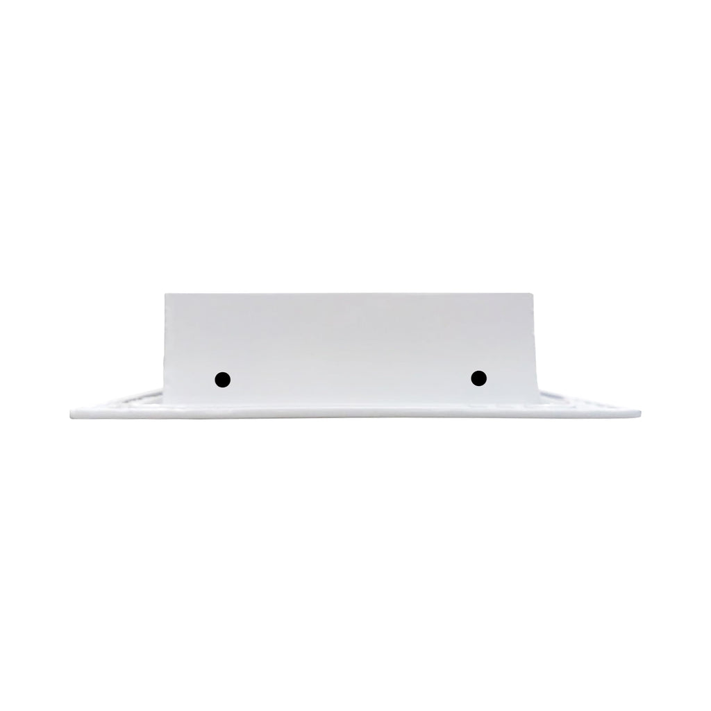 BUILDMART - 14x6 White Modern AC Vent Cover - Decorative Air Vent - Standard Linear Slot Diffuser - Register Grille for Ceiling, Walls & Floors - Texas Buildmart