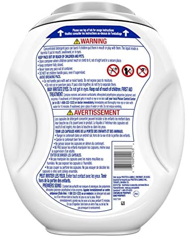 Tide Pods +downy Free, Liquid Laundry Detergent Pacs, 73 Count