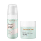 Evereden Kids Happy Face Duo (Melon Juice) - Multi-Vitamin Face Wash & Face Cream Set - Clean & Vegan Skin Care for Kids 3+ - Moisturizing, Nourishing, & Protective Skin Care Set